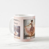 幸福は踊り・バレエ コーヒーマグカップ (正面左)