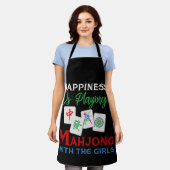 幸福は遊女の子の麻雀だ エプロン (着用した状態)