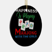 幸福は遊女の子の麻雀だ セラミックオーナメント (右)