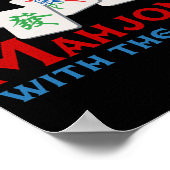 幸福は遊女の子の麻雀だ ポスター (角)