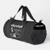 幸福は遊女の子のSmとMah Jonggである。 ダッフルバッグ (右コーナー)