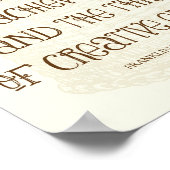 幸福は達成の喜びにある – FDR引用文 ポスター (角)