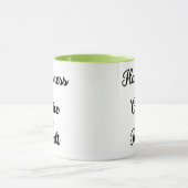 幸福は選択であって結果ではない マグカップ (中央)