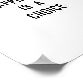 幸福は選択である ポスター (角)