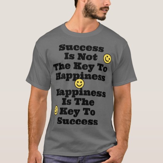 幸福は鍵 Tシャツ (正面)