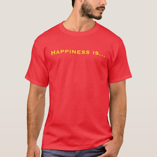 幸福は…あります Tシャツ (正面)