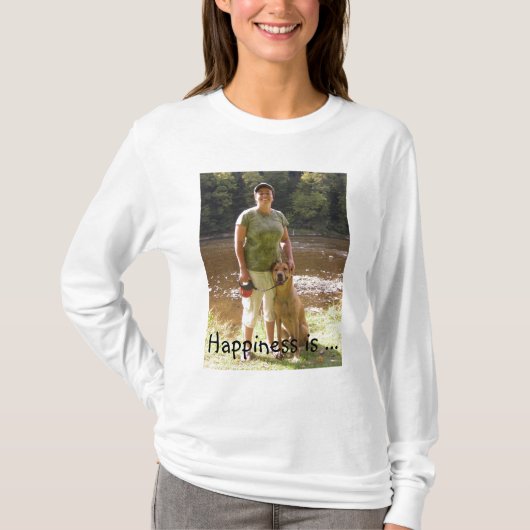 幸福は…あります Tシャツ (正面)