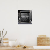 「幸福は、別の場所ではない – ウォルト・ホイットマン ポスター (キッチン)