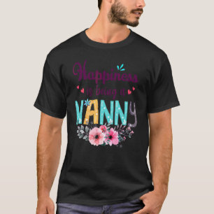 幸福は、常に女性のフローラ装飾である Tシャツ