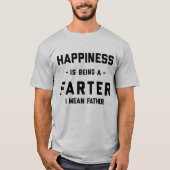 幸福はFarterです Tシャツ (正面)