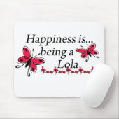 幸福はLolaの蝶です マウスパッド (マウス)