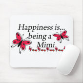 幸福はMimi蝶です マウスパッド (マウス)