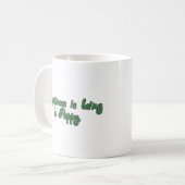 幸福はPappyです コーヒーマグカップ (正面左)