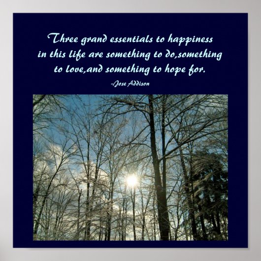 幸福への3つの大きな必需品…ポスター ポスター (正面)