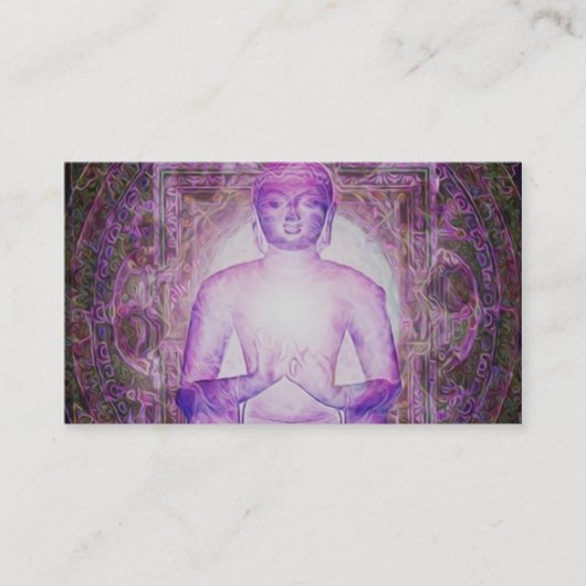 幸福めい想の仏 名刺 (正面)