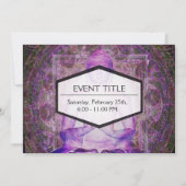 幸福めい想の仏 招待状 (裏面)