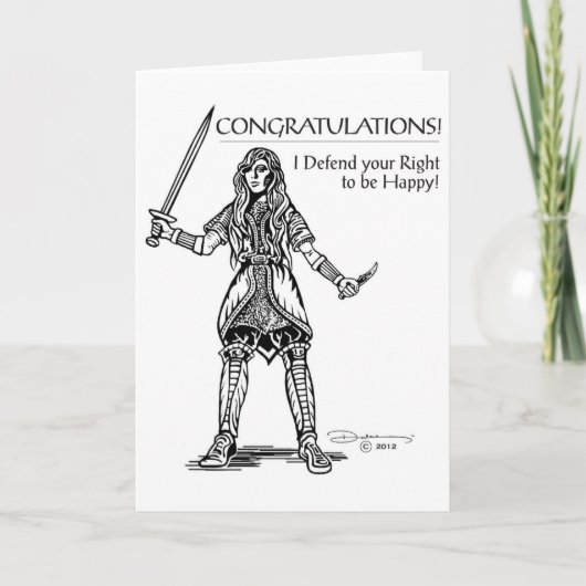 幸福を祝うこと カード (正面)