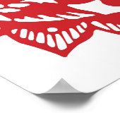 幸福を表す幸運な柄 ポスター (角)