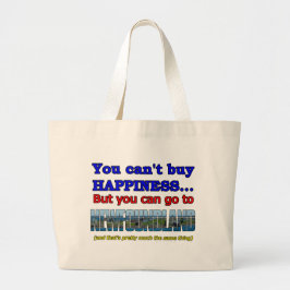 幸福を買うことができません ラージトートバッグ
