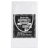 幸福を買うことができませんEOを買うことができます! スモールペーパーバッグ (正面)