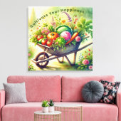 幸福を養え キャンバスプリント (インサイチュ (リビング))