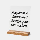 幸福アクリル徴候 アクリルサイン (傾斜)