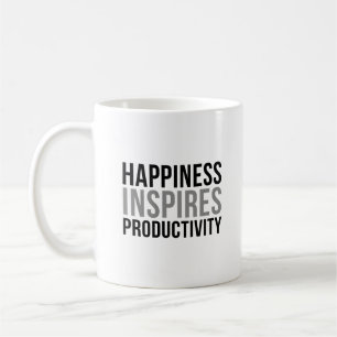 幸福インスパイア生産性 コーヒーマグカップ