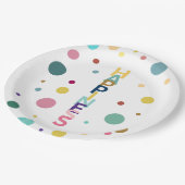 幸福バブル ペーパープレート (アングル)