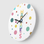 幸福バブル ラージ壁時計 (傾斜)