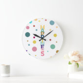 幸福バブル ラージ壁時計 (ホーム)