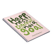 幸福パーソナライズされたは方向である ノートブック (右側)