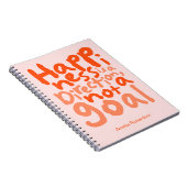 幸福パーソナライズされたは方向である ノートブック (右側)