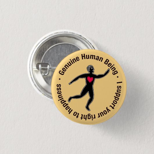 幸福ボタン 缶バッジ (正面&裏面)