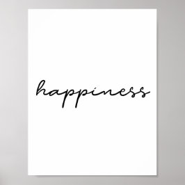 幸福ミニマリストのポスター ポスター