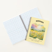 幸福前向き肯定 ノートブック (内部)