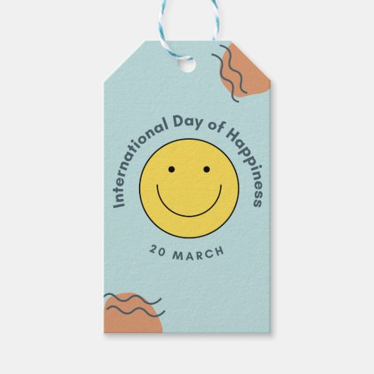 幸福国際的の日 ギフトタグ (正面)