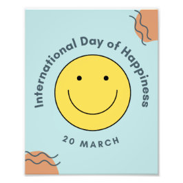 幸福国際的の日 フォトプリント           