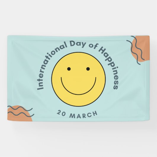 幸福国際的の日 横断幕 (横)
