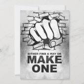 幸福引用文は方法を見つけるか、作るか セーブザデート (正面)