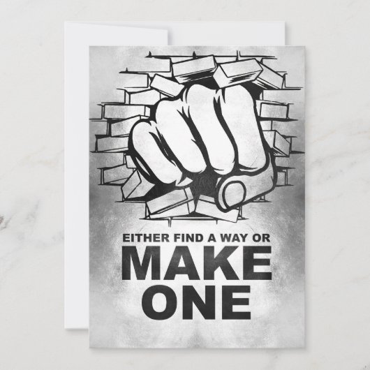 幸福引用文は方法を見つけるか、作るか セーブザデート (正面)