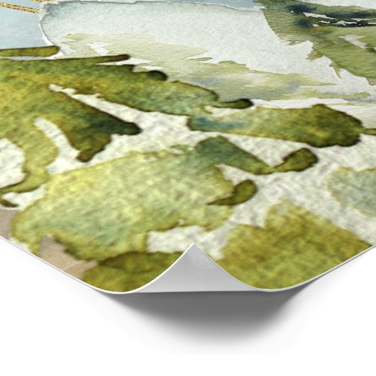 幸福感じの聖句 ポスター (角)