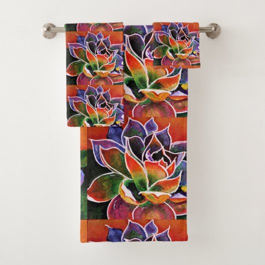 幸福感にあふれたリュウゼツランのBathタオル バスタオルセット (インサイチュ)