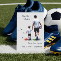 幸福最高のな父の日に一緒に歩く