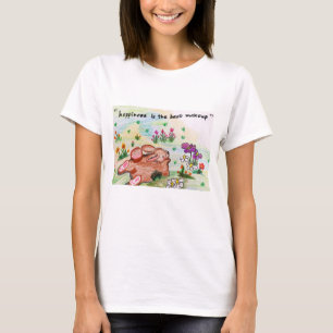 幸福最高のは化粧 Tシャツ