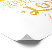 幸福最高の白金フォイルのフェイクレシピ ポスター (角)