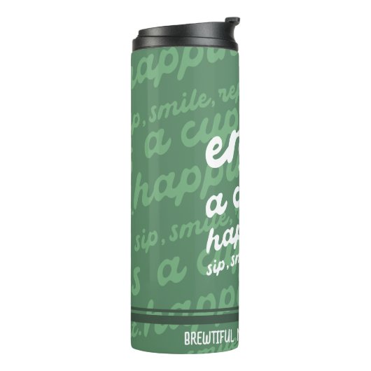 幸福楽しむの杯 | やる気を起こさせる タンブラー (回転左)