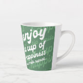 幸福楽しむの杯 | ラテやる気を起こさせるマグ カフェラテマグ (右)