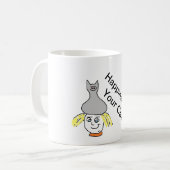 幸福猫のマグ コーヒーマグカップ (正面左)