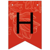 幸福結婚の二重の幸福 バンティングフラッグ (第1の旗)