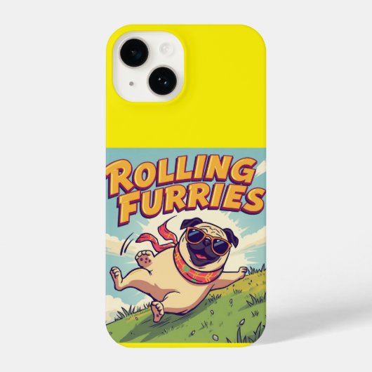 幸福転がに夢中になる iPhoneケース (裏面)